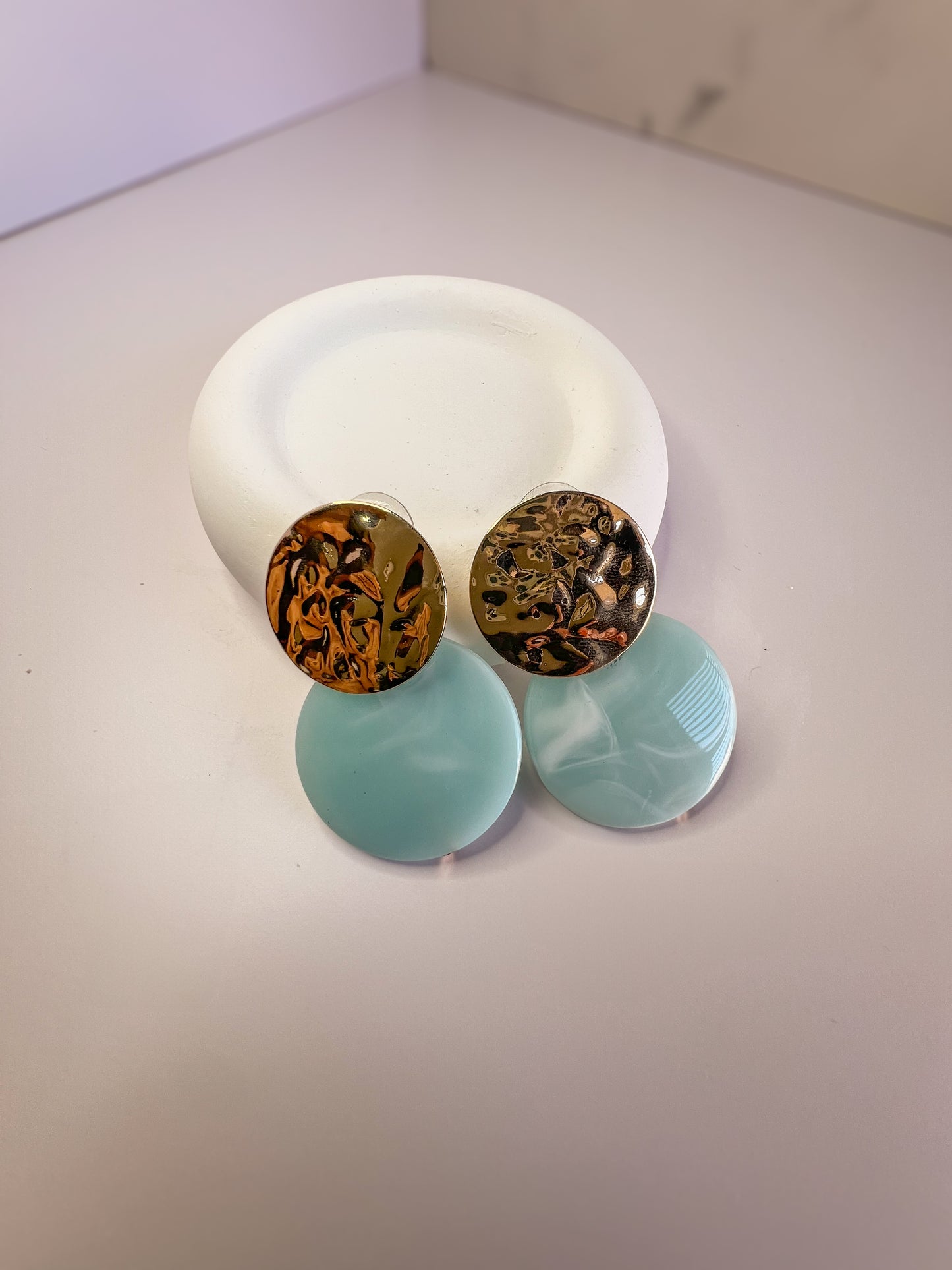 Haven Marble Drop Earrings