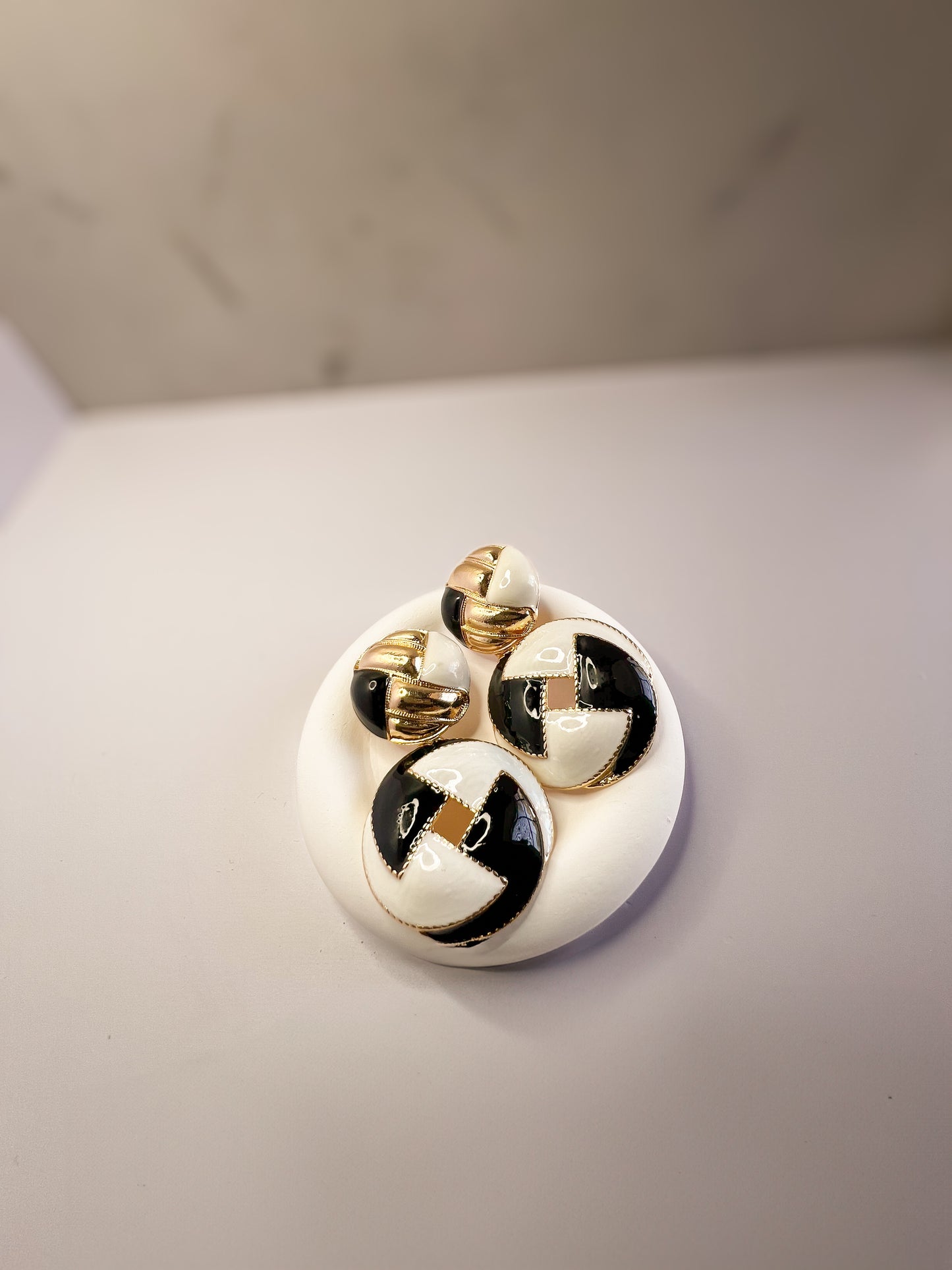 Ella Geometric Drop Earrings