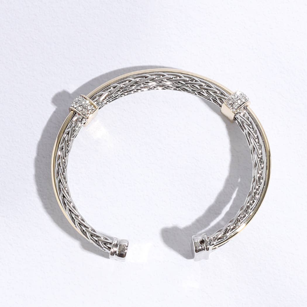 Tina Layered Wheat Chain Bracelet