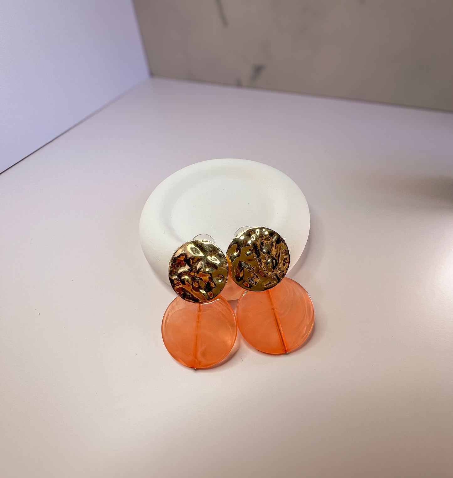 Haven Marble Drop Earrings
