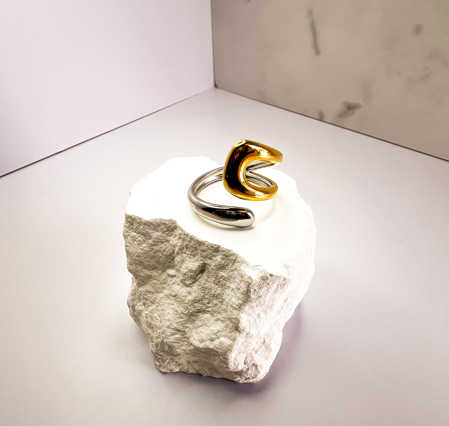 Vill Two Toned Ring