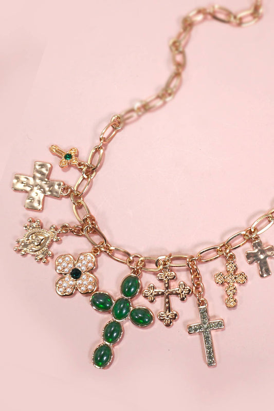 Cross Charm Necklace