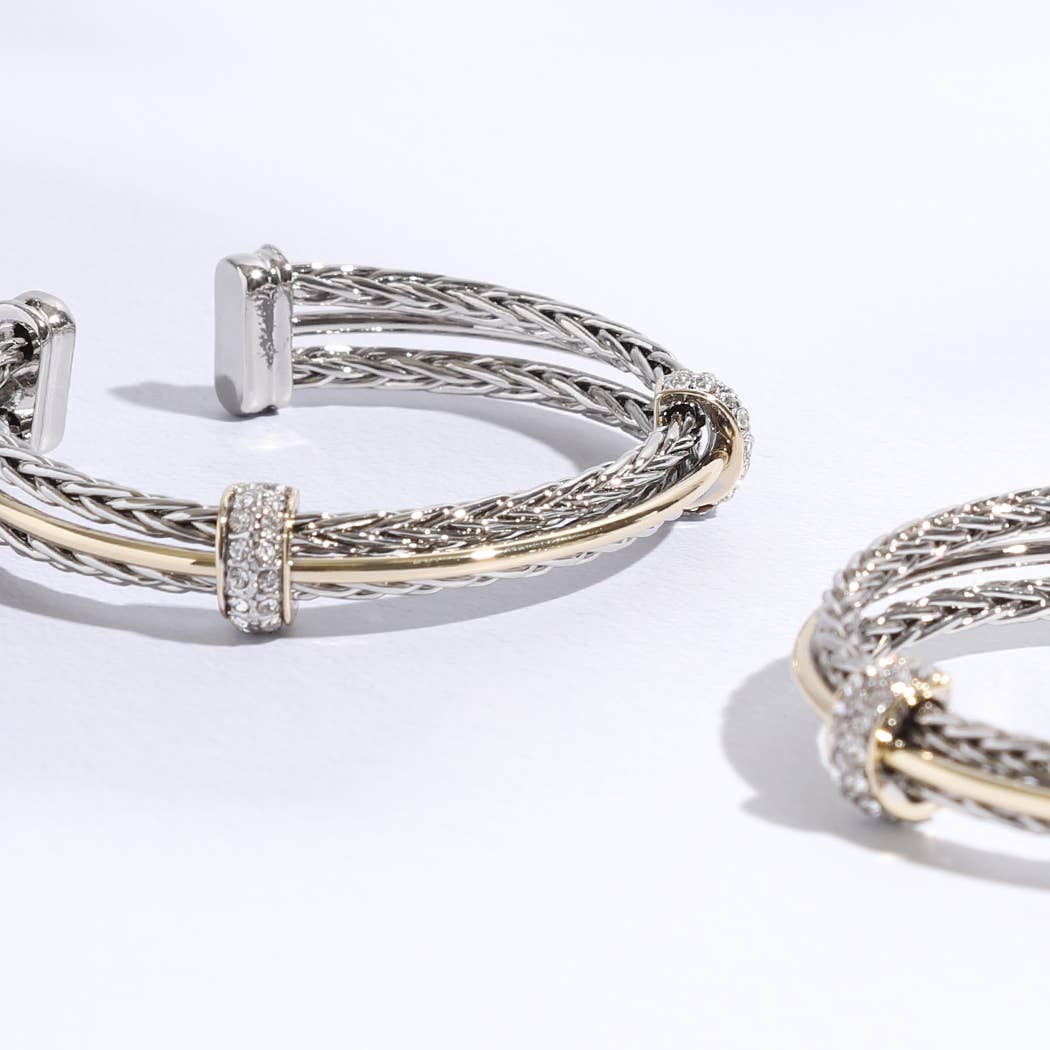 Tina Layered Wheat Chain Bracelet