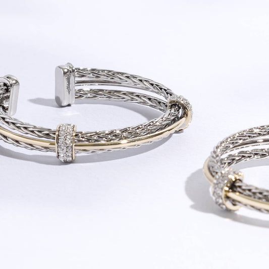 Tina Layered Wheat Chain Bracelet