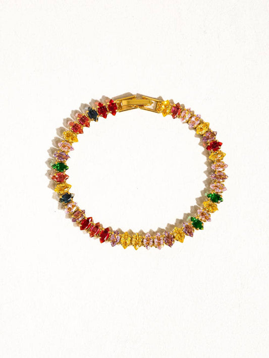 Starlight  Multicolor Chain Bracelet (Non Tarnish/ Waterproof)